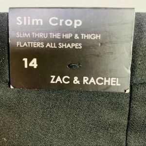 Zac and Rachel Slim Crop Pants Womens